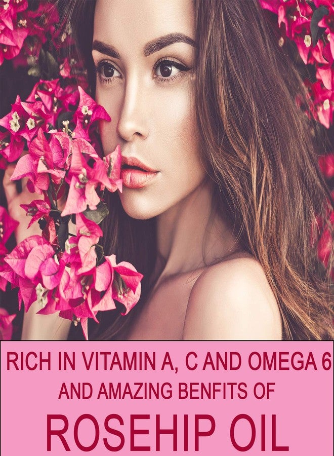 Olivia Care Rosehip Face Oil | Large 2 oz | Packed with Vitamins E, C and A to treat Wrinkles, Acne Scars, Blemishes and Dark Circle– All natural beauty moisturizer for skincare - Image 4